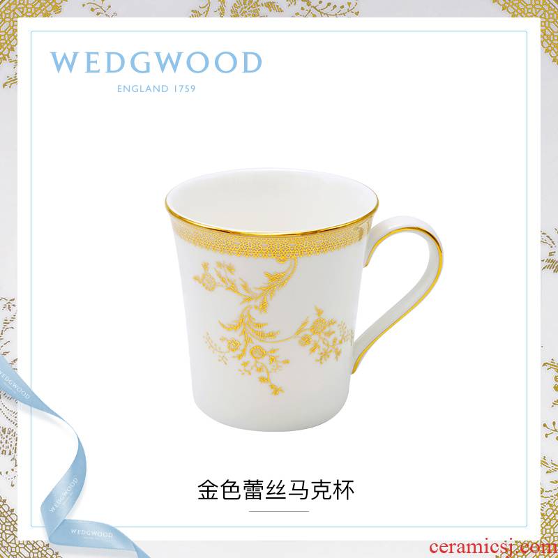 WEDGWOOD waterford WEDGWOOD Vera Wang Vera Wang gold lace mugs ipads China cups water cup