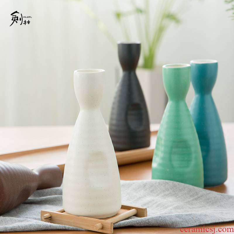 Creative Japanese ceramics tableware little hip points clear wine liquor wine home wine bottles