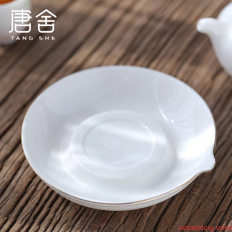 Don difference up dehua white CiHu bearing dry terms ceramic water a pot of tea adopt pot built water kung fu tea saucer