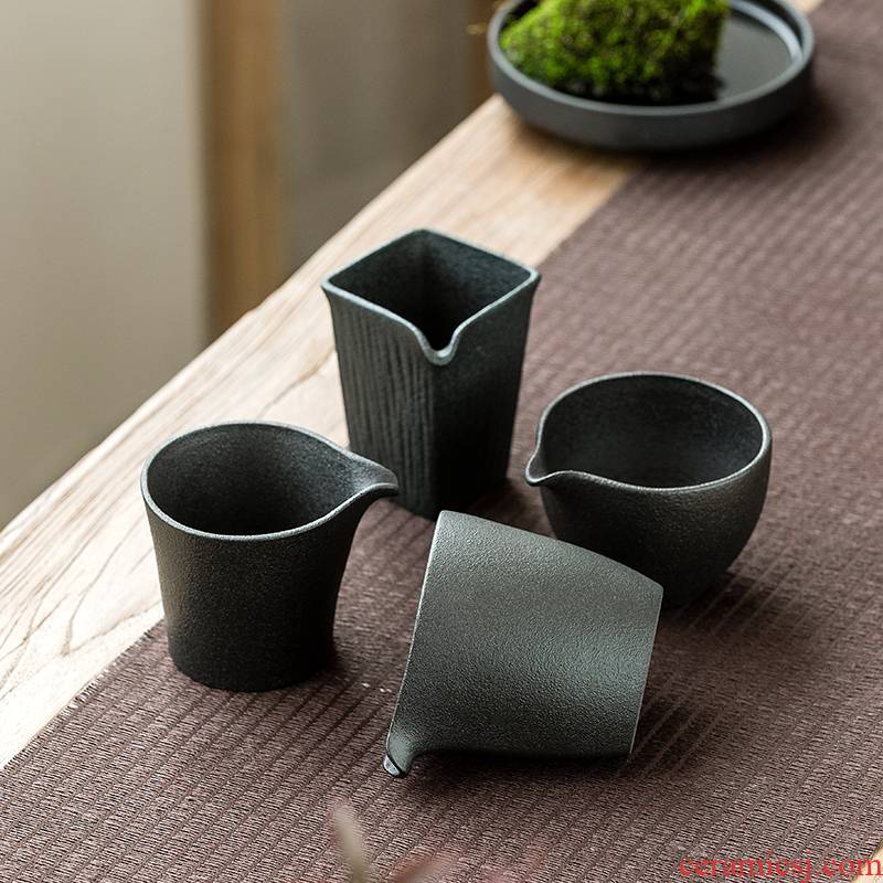 Ning uncommon justice cup of black tea sea Japanese kung fu tea tea tea ware ceramics fittings