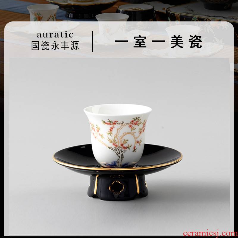 The porcelain yongfeng source pomegranate home 12 pulled tea set master cups and saucers gift box packaging
