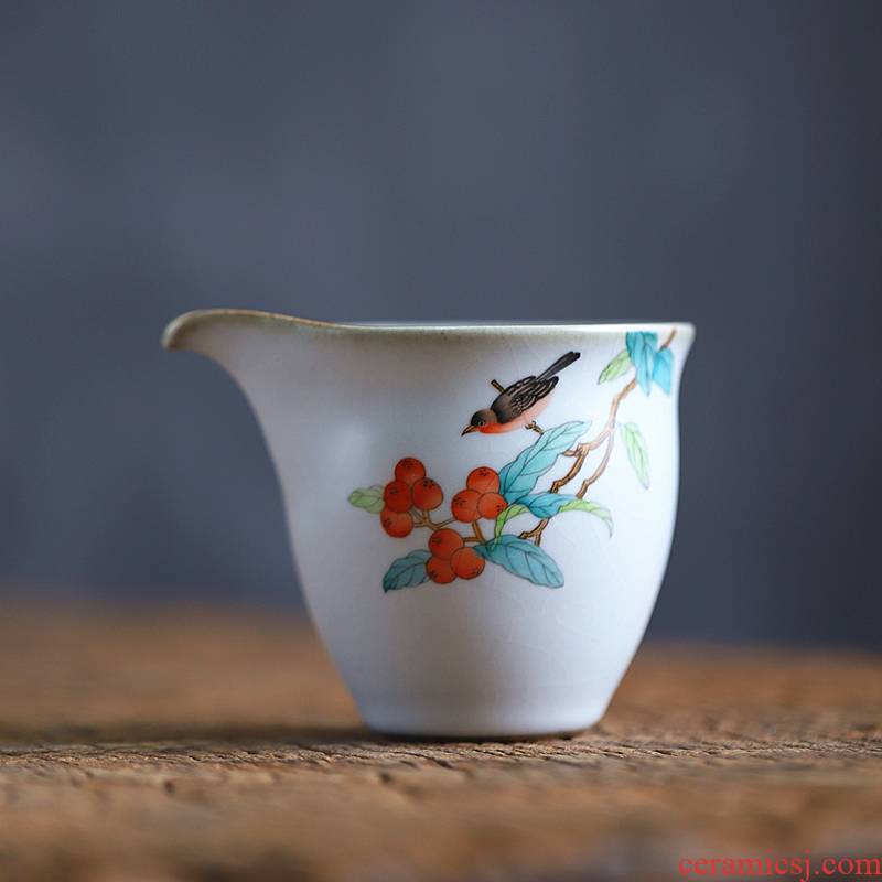 The Custom lettering your up hand - made loquat flower fair keller open piece of jingdezhen ceramics by hand for its ehrs tea cup