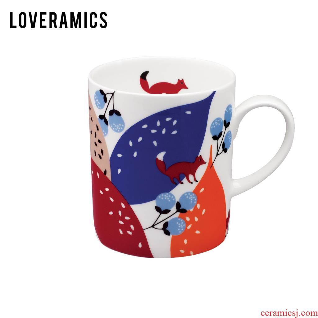 Loveramics love June I love mark cup three 380 ml ipads porcelain cup of milk tea cup cup (fall)