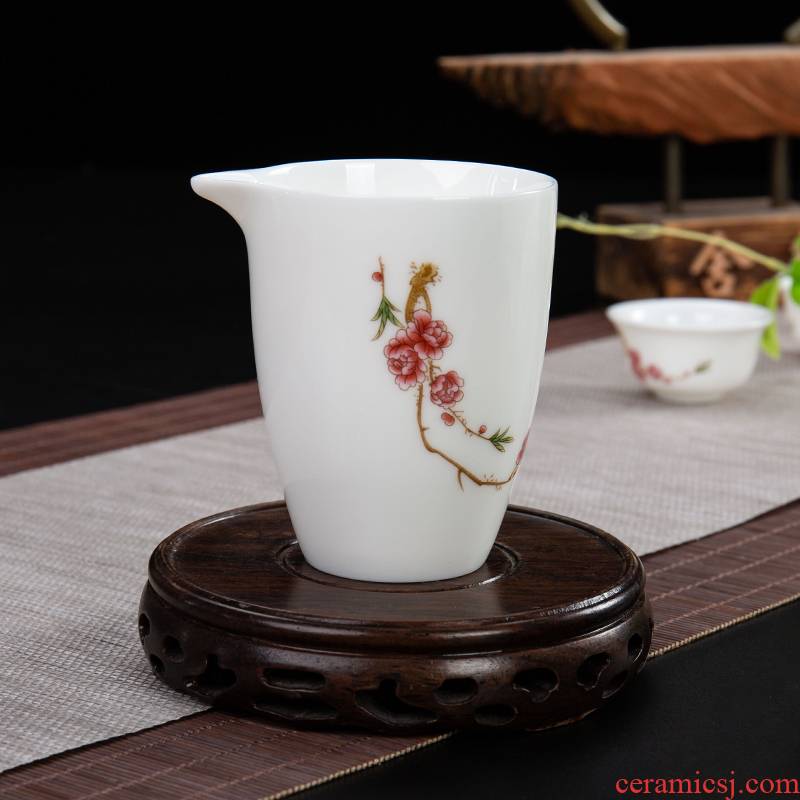 Jane quality ceramic tea set fair justice cup upset pot of tea tea tea accessories move tea machine leakage points by hand