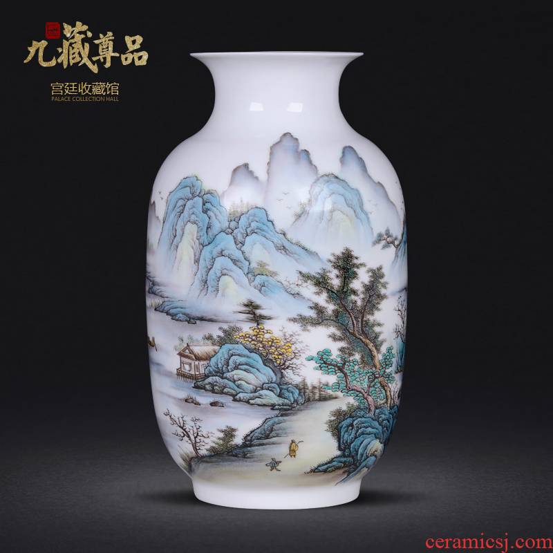 The Master of jingdezhen ceramics new Chinese style hand - made vases furnishing articles sitting room home wine ark, adornment handicraft arranging flowers