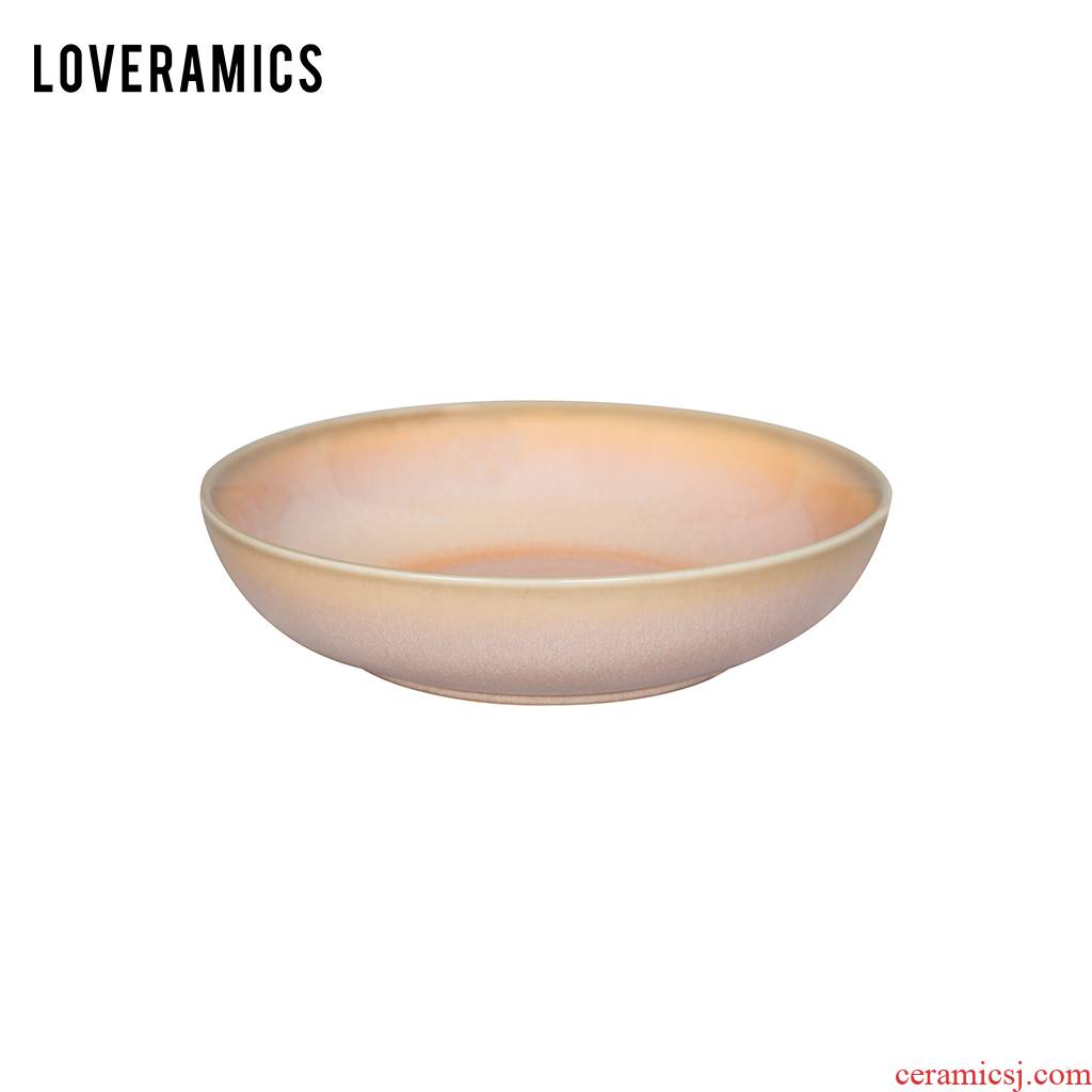 Loveramics love Mrs Er - go! Rose 20 cm soup plate household deep dish western salad plate