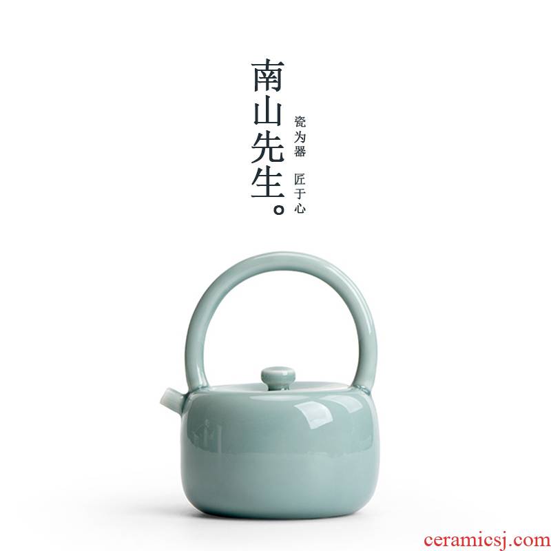 Mr Nan shan first qingshan household teapot single girder pot pot of belt filter ceramic kung fu tea set with parts