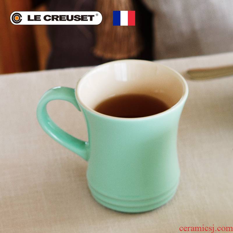 France 's LE CREUSET cool color stoneware keller 360 ml birthday present household heating water trend