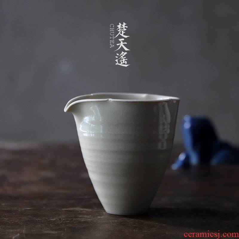 Poly real view jingdezhen all checking ceramic plant ash glaze Japanese antique Chinese flowering crabapple expressions using just a cup of tea tea sea points