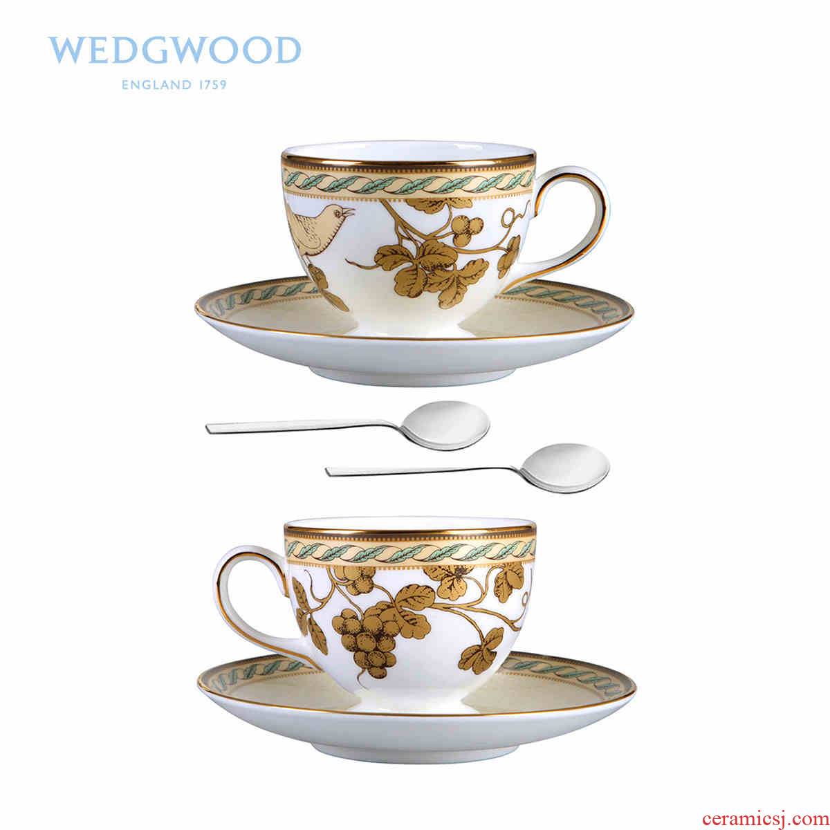 Wedgwood Golden Bird Golden Bird 2 cups disc 2 teaspoons of afternoon tea ipads China tea set gift boxes