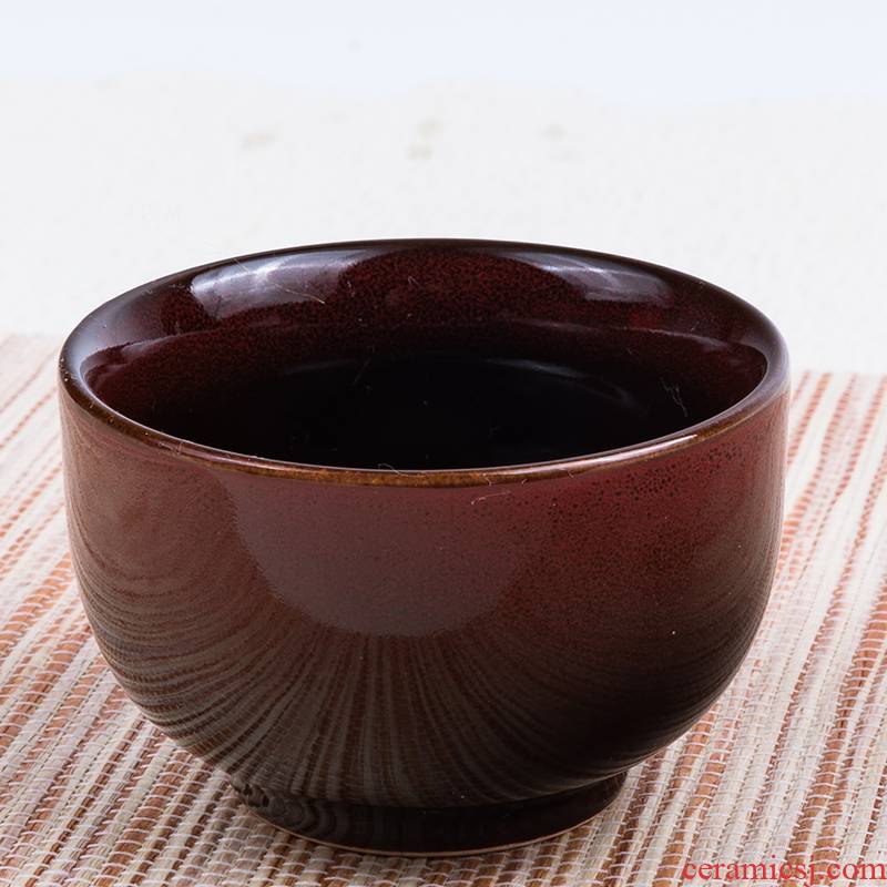 Up with ceramic cups of tea light kung fu small teacups master single cup light tea bowl sample tea cup cup home