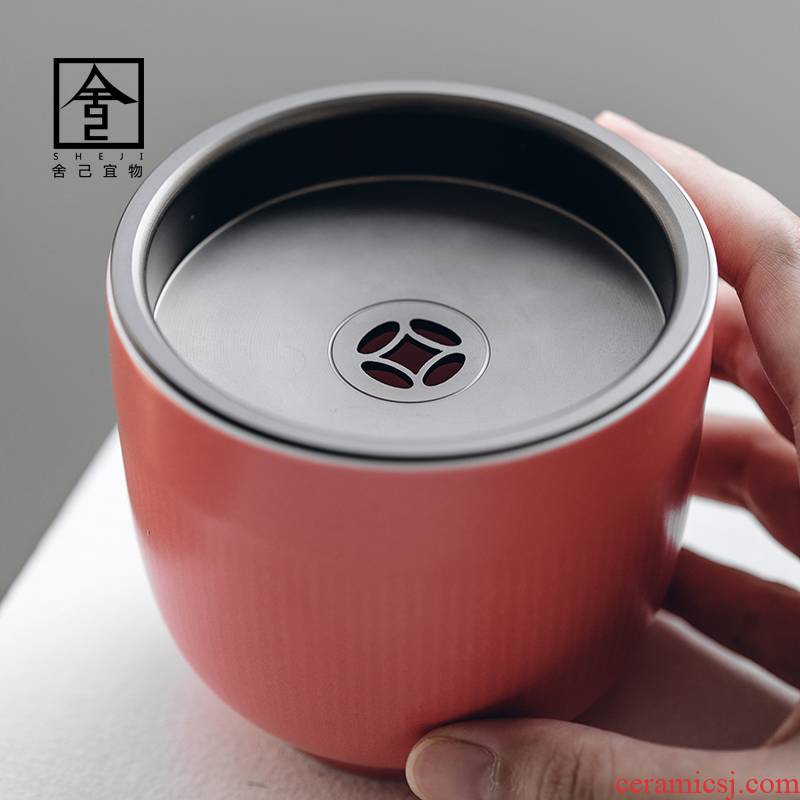 Jingdezhen peach undressed ore glaze with hand in hot water jar on water wash bucket cup kung fu tea set to zero