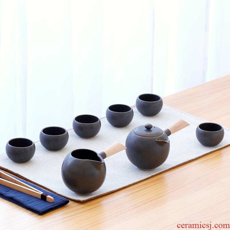 Tea set a small set of home office ceramic kung fu Tea Tea cups I sitting room is contracted Tea POTS