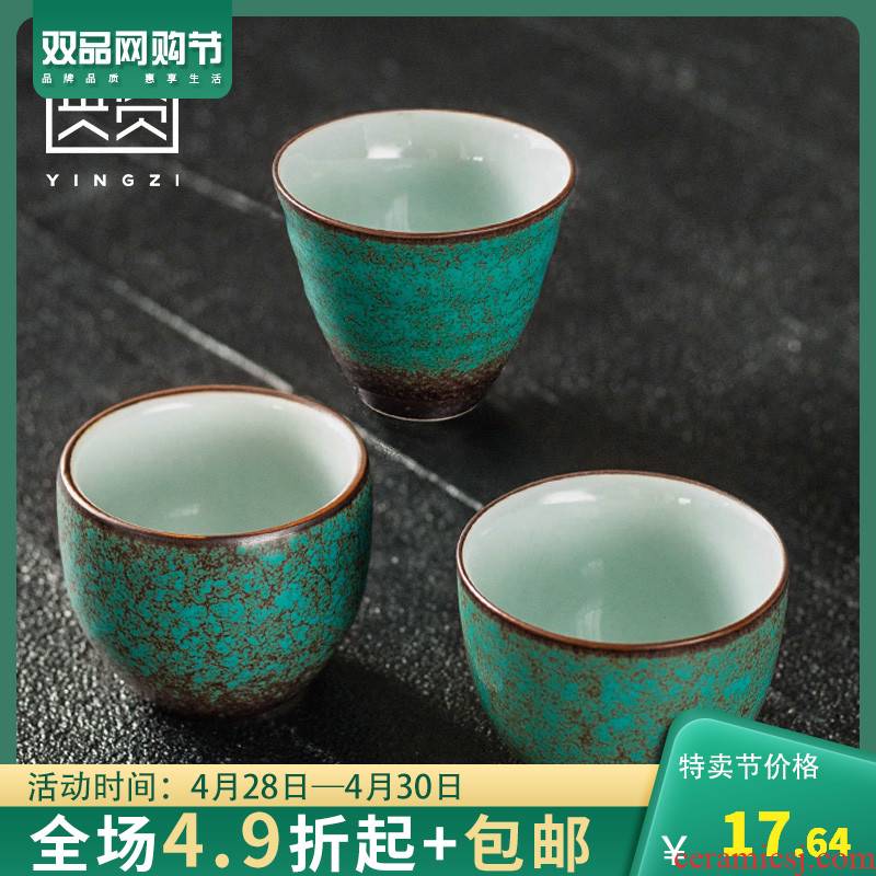 Ceramic sample tea cup kung fu tea cups contracted small tea cup tea cup of the tea taking master cup, cup
