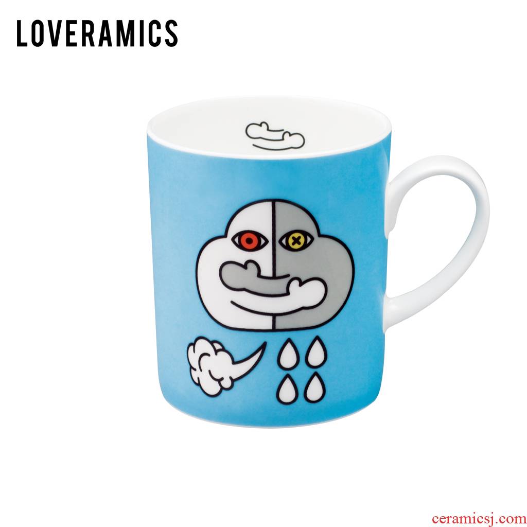 Loveramics love June I love mark cup three 380 ml ipads porcelain cup of milk tea cup cup (H & C)