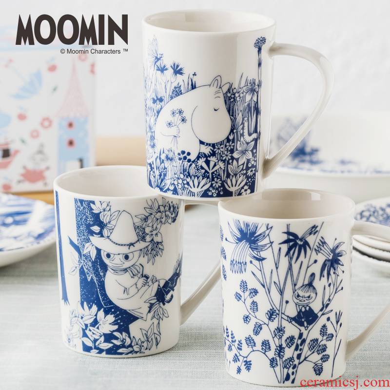 Imported from Japan cartoon cup Finland Moomin Moomin ceramic cup keller cup couples contracted ultimately responds cup