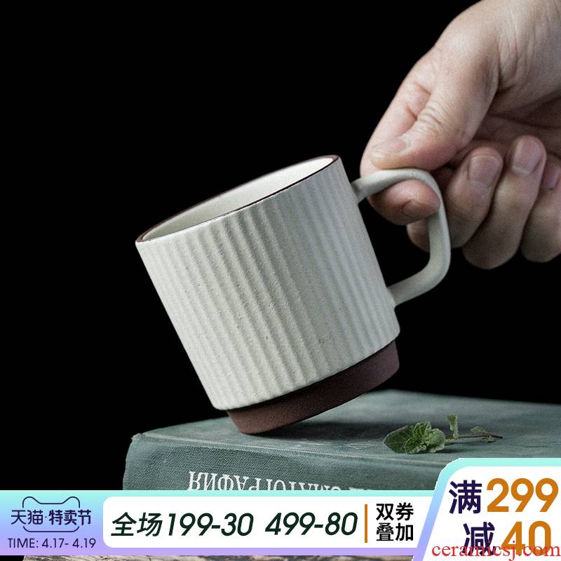 Office creative lovely cup of milk for breakfast cup of male and female students keller cup household glass ceramic cup
