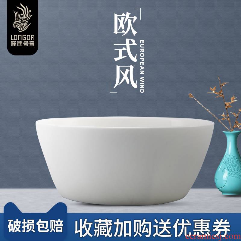 Ronda about ipads porcelain tableware white square 6 inch bowl of rice bowls small bowl bowl household creative job