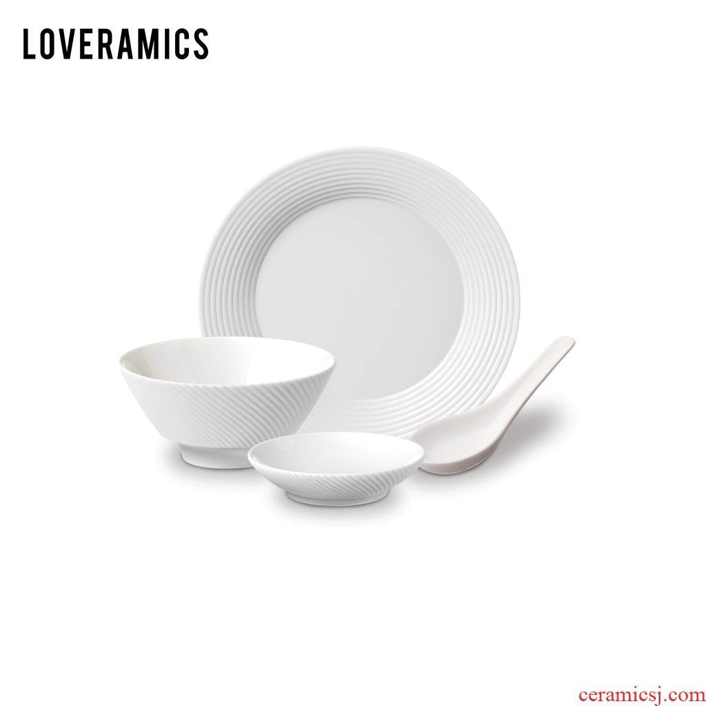 Loveramics love Mrs White jade ipads porcelain household utensils dishes suit Chinese 16 times