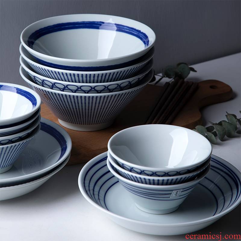 Japanese dishes under the glaze color hand - made ceramic tableware, rainbow such use creative household rice bowls bowl 0