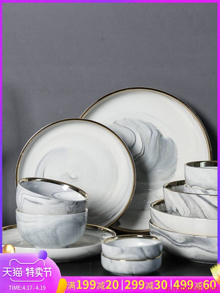 House in northern wind marble up phnom penh ceramic tableware food tableware portfolio bowl dish dish sets