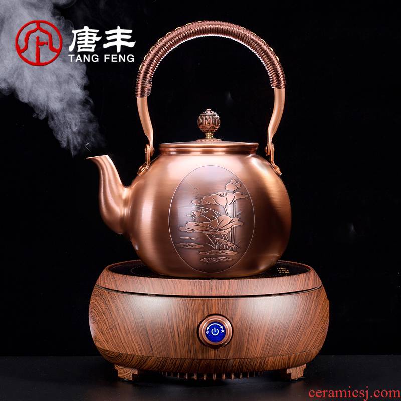 Tang Feng plates of household electricity TaoLu suit retro kettle teapot contracted small girder kung fu tea stove by hand