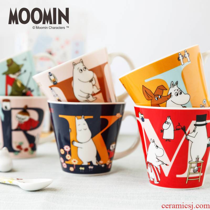 Finland Moomin Moomin cartoon ceramic cups of coffee cup milk cup keller cup express imported from Japan