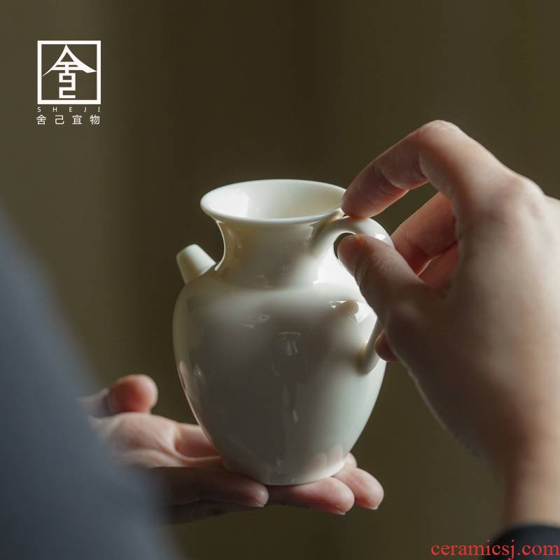 Ceramic pumpkins, justice cup tea is tea sea in single male cup jingdezhen tea ware fair side to a cup of tea
