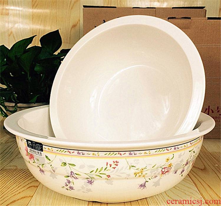 Jade which 1992 ceramic and the basin that wash a face with thick soup basin basin basin old - fashioned traditional porcelain basin package mail