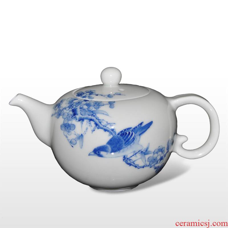 Offered home - cooked in jingdezhen porcelain hand - made porcelain tea set ceramic teapot famous Jin Hongxia manual tea kettle