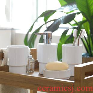 SPIRELLA/silk pury ceramic bathroom brushing mouthwash mouthwash 4 cup cup toilet wash gargle suit