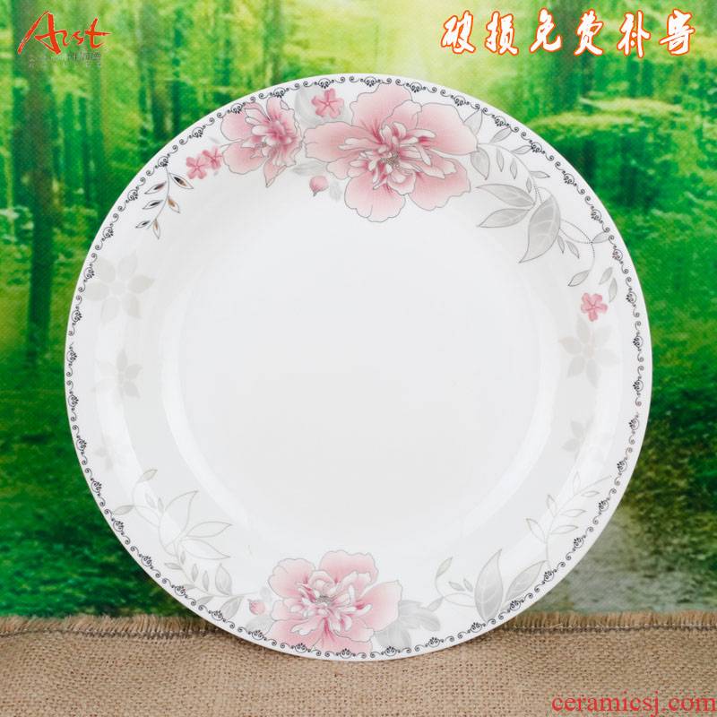 Ya cheng DE chunhui carried between 7 and 8 inches soup plate FanPan fill dish plate round plate ceramic A525 plate