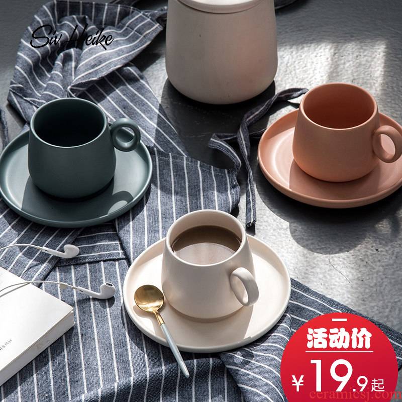 Nordic ins simple lovers continental breakfast with the ceramic cup mark cup tea cup coffee cups and saucers suit