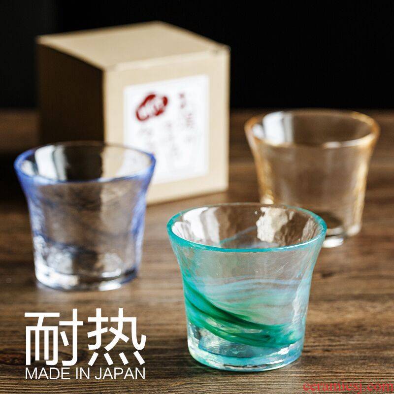 Tao interest in checking glass imported from Japan moonlit wild color creative workshops Pyrex glass cups