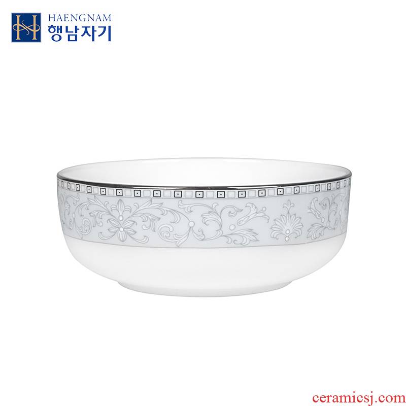 5 "HAENGNAM Han Guoxing south rural convergent soup bowl only ipads porcelain tableware bowl sets glair