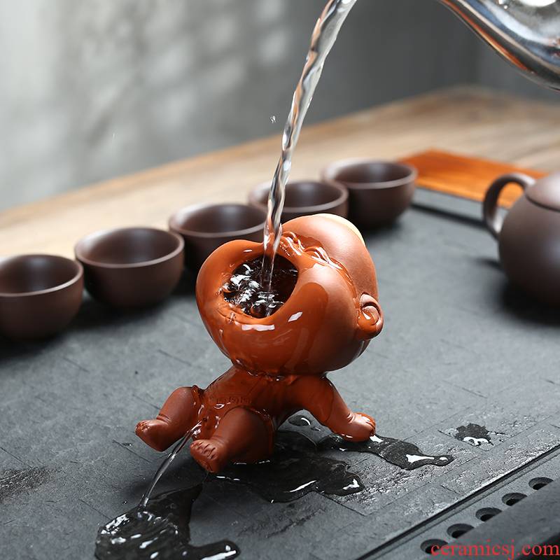 ZongTang purple sand tea spoil the mythical wild animal plutus spittor boutique tea accessories creative play small place hydraulic manual tea