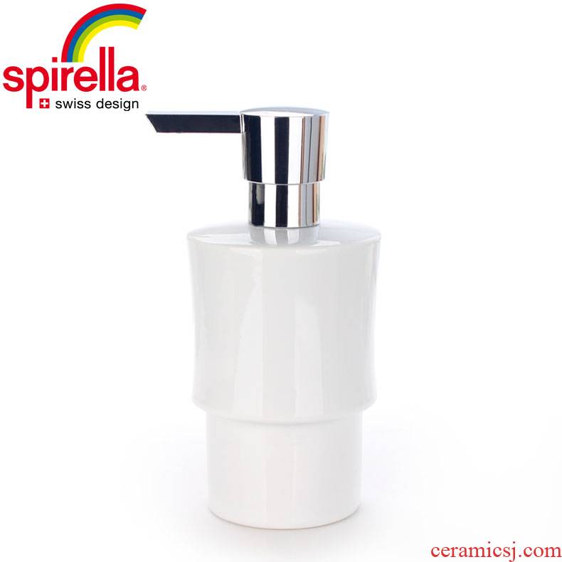 SPIRELLA/silk pury ceramic toilet hand sanitizer bottle household latex bottle expressions using packing bottle pressure