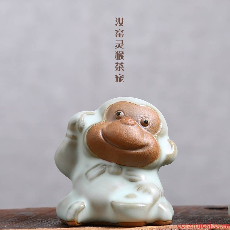 Your up spirit zodiac tea pet furnishing articles spirit monkey monkey manual violet arenaceous creative tea zero with a beautiful home with a gift