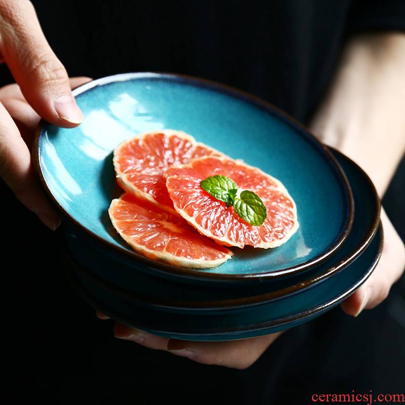 Dishes of antalya 6 inches taper ceramic disc creative household small plate small fruit bowl side dish for breakfast
