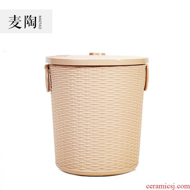 MaiTao hot tea barrel barrels of plastic storage bin bucket tea accessories wastewater tank detong