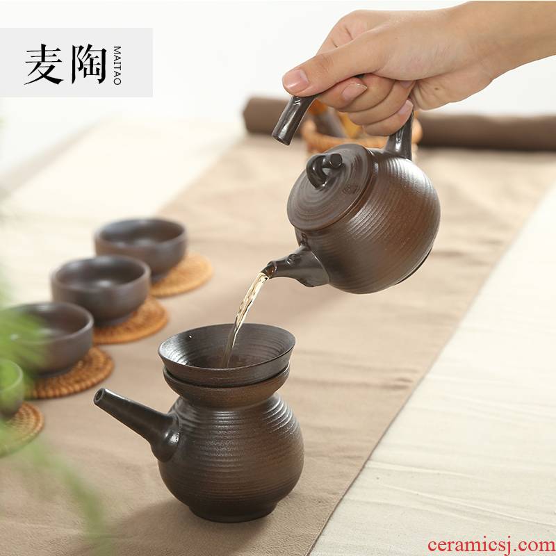 MaiTao firewood kung fu tea set of the filter) ceramics fittings saucer filter hand throwing arg, filter
