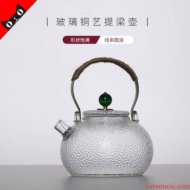 Cloud Japanese high - temperature operation household water hammer glass girder pot electricity TaoLu brewed tea, black tea pot