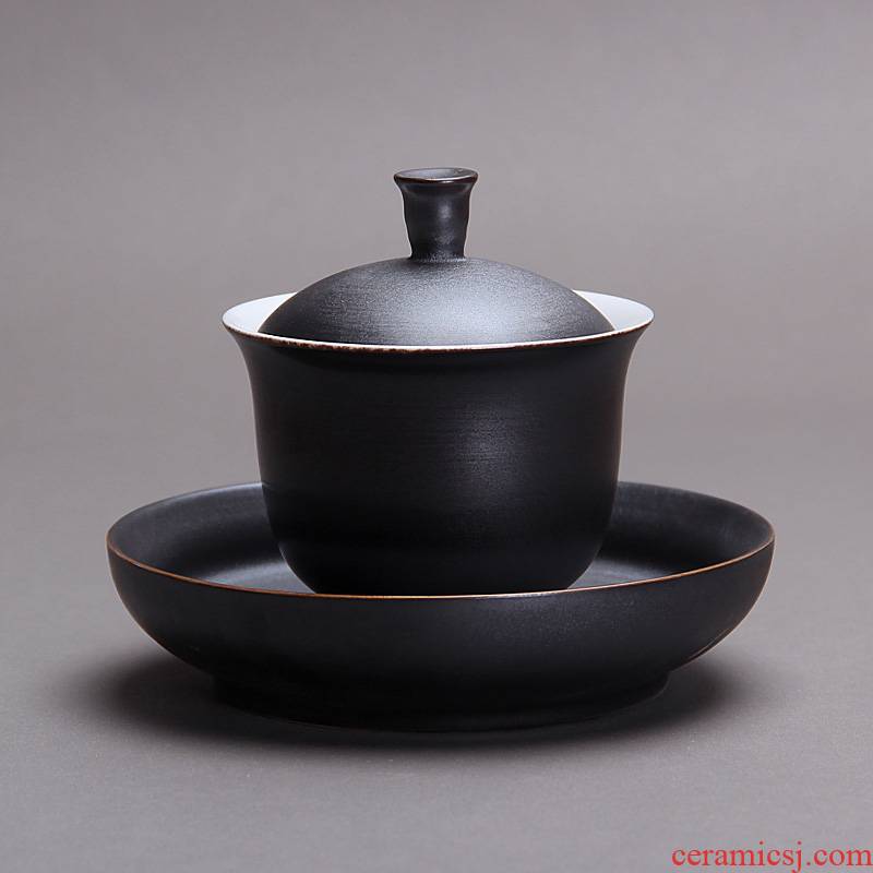 Mingyuan FengTang ceramic bowl tureen large up kung fu tea set manually doing mercifully more than three to medium bowl of tea cups