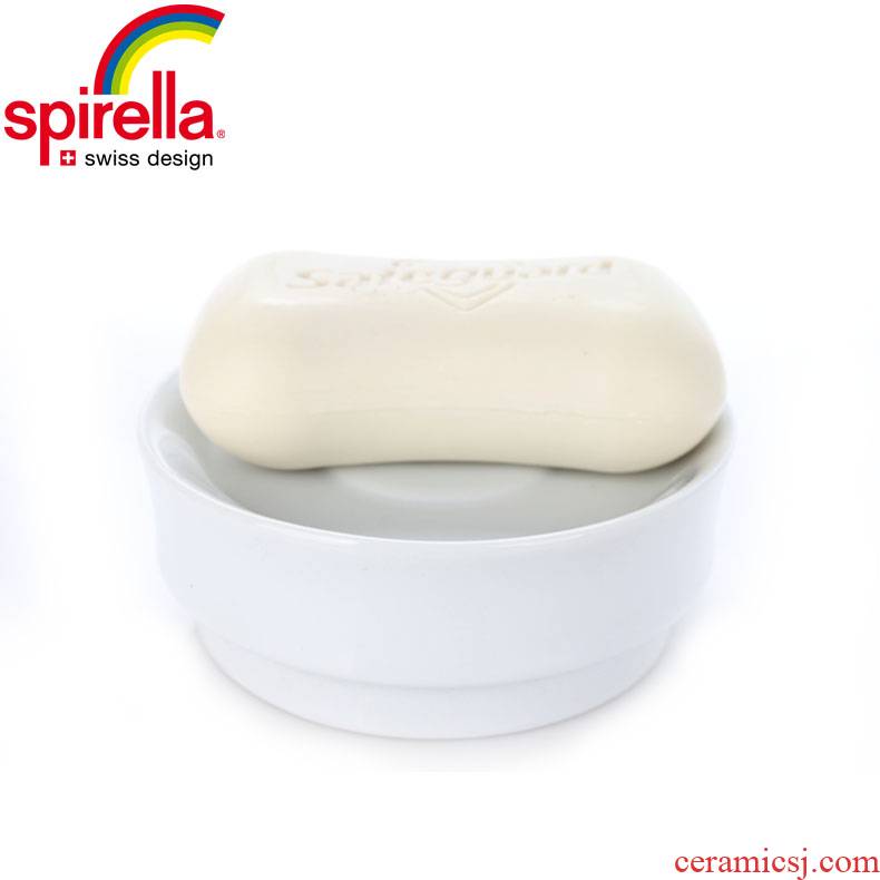 SPIRELLA/silk pury simple creative ceramic bathroom soap box of toilet soap box continental soap holder