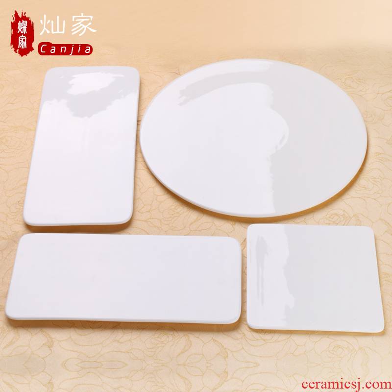 Package mail cake plate western - style sushi creative ceramic dish dish plate snack plate flat plate steak