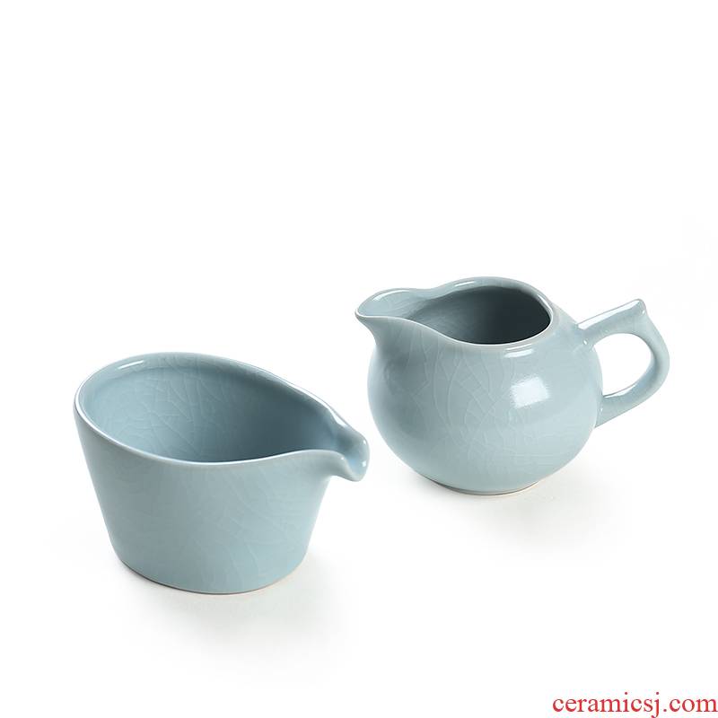 ZongTang tea azure sea fair cups sliced open your up tea to keep agate archduke cups of tea ware porcelain glaze