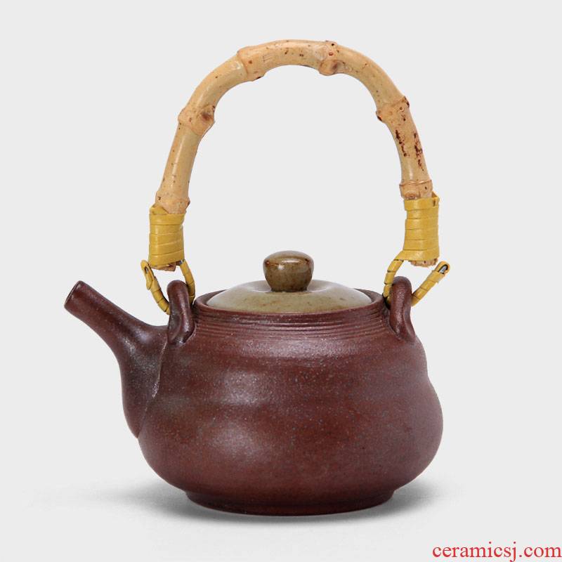 Mingyuan FengTang coarse after getting archaize girder pot teapot ceramic tea set little teapot retro kung fu tea pot