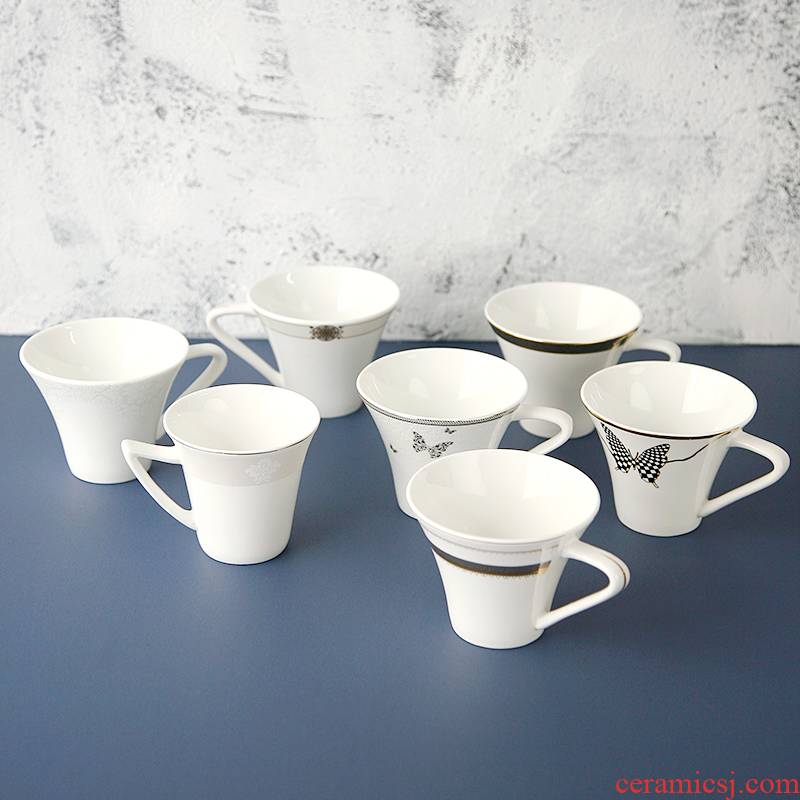 Exports Europe type ipads porcelain coffee cup small embossed gold cups of coffee cup cup espresso cups small glass