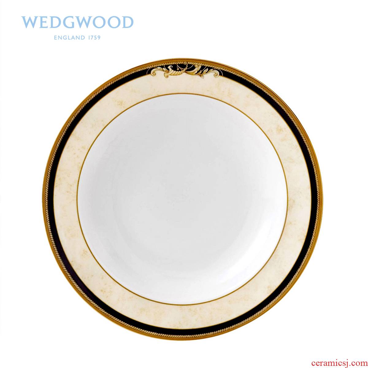 Wedgwood Cornucopia the Cornucopia of 20 cm deep/23 cm ipads porcelain dish soup plate only