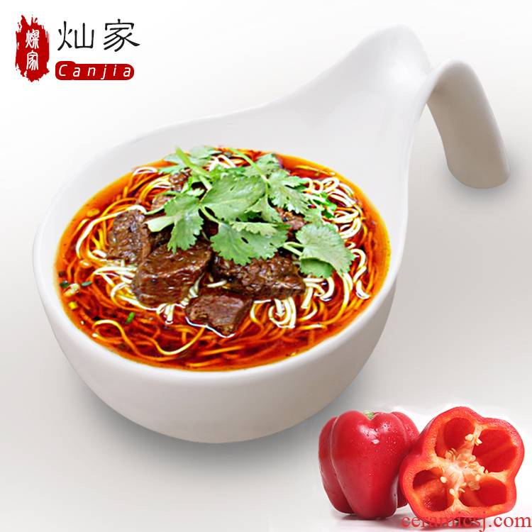 The downtown home ceramic handle big rainbow such as bowl mercifully rainbow such as bowl bowl bowl of soup powder in hand bowl of noodles in soup such as always